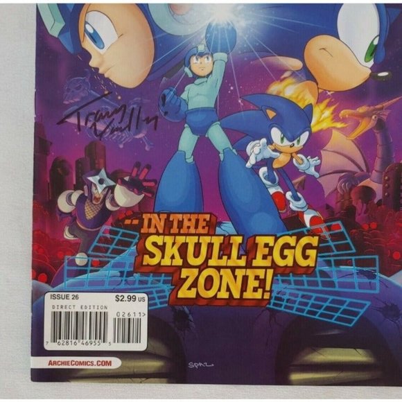 Mega Man Comic Books #26 Worlds Collide 7 of 12 August 2013 Signed Tracy Yardley - Picture 5 of 10